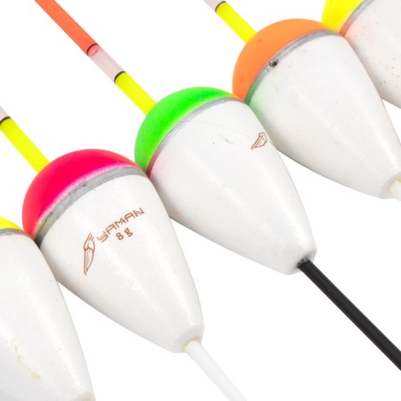Flot Yaman "drop" with colored antenna, foam, 8 g, color mixt. 5 pcs.-2