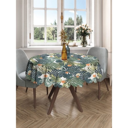 The tablecloth “Tropical motive”, round, Saten, D = 150 cm-2