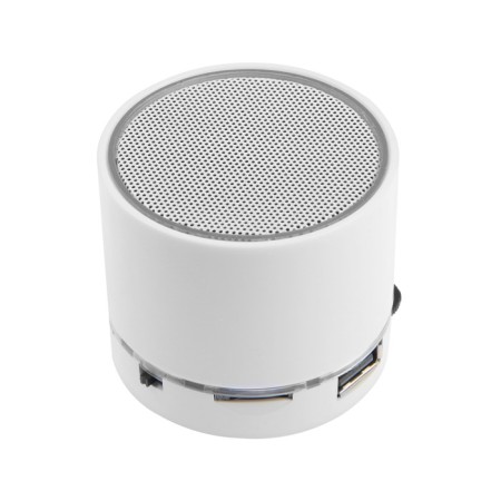 Portable column Luazon Hi-Tech18, 3 watts, 520 mAh, Microsd, USB, white