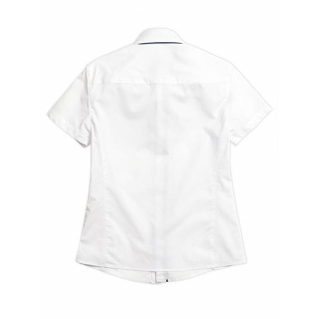 Short -sleeve shirt for Pelican boy, height 158 ​​cm, white color-3