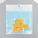 Decor for creativity tree "Flower and core" d-2 cm, set 10+10 pcs yellow