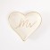 Souvenir ceramic stand for the rings "Mr." Heart 10x9x1.6 cm