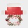 Box for confectionery with the Window "New Year's Classic", 26 x 10 x 8 cm, New Year