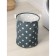Basket of linen textile shade "Stars", 35 × 45 cm