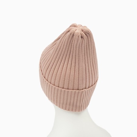 Female Winter hat, Powder color, size 52-56-6