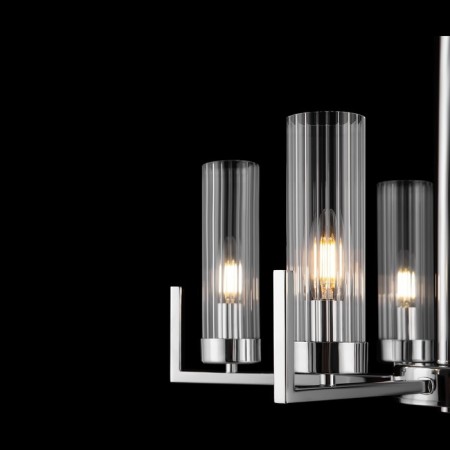 Suspended lamp 60W, 5khe14, 35x55 cm, chrome-8