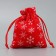 Bag gift canvas "Morozko", snowflakes, 10 x 12 cm +/- 1.5 cm, New Year