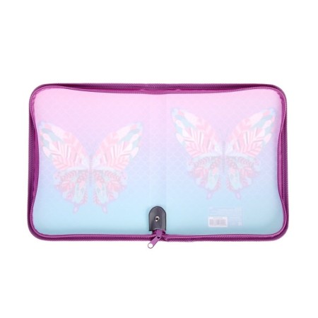 Folder for notebooks A5, 180 x 230 x 25 mm, lightning around, plastic 0.5, PM-A5-04 Calligrata "Butterfly"-4