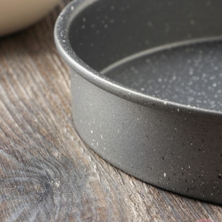 Baking Magistro Gourmet Range baking, 24.8 × 24.8 × 5 cm, thickness 0.6 mm, anti -stick coating, gray color-2