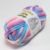 Knitted yarn 95% cotton, 5% Elastan "Lentino Melange" 100 g 30 m color 20