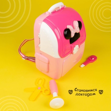 Set of Dr. Game, Minnie Mouse, in a backpack-13