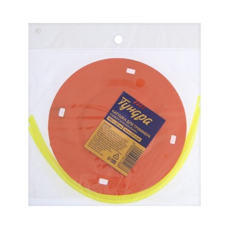 Coil for trimmer tundra, "spider", universal, fishing line 2.4 - 3 mm, landing 25.4 mm-4