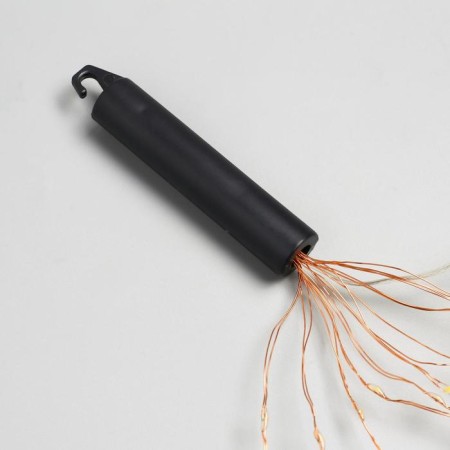 Girlynda "Horse tail" 10 threads 1 m, IP20, copper thread, 100 LED, warm white glow, 2 modes, AAH3-8