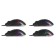 Mouse Defender Shepard GM-620L, wired, game, optical, backlight, 12800DPI, black