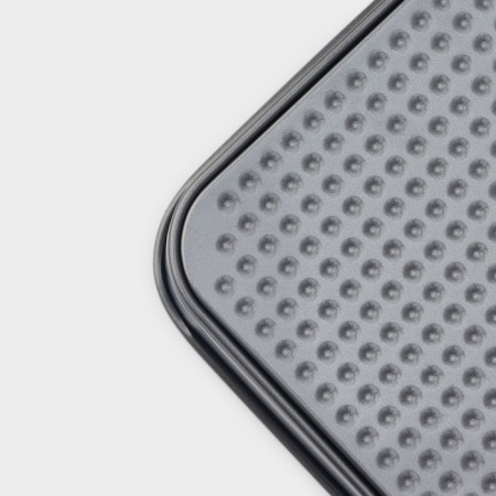 The form for baking the share "Elin. Square ", 20 × 6.5 cm, removable bottom, anti -stick coating, black color-4