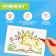 The lace tablet "Funny drawings", a handle for a lace, base, diagram, according to the Montessori methodology