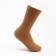 Socks with fluff of a camel female, red color, size 38-40