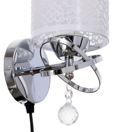 Sconces with wire 2571/1p e27 40w chrome 12x26 cm-4