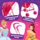Stroller for dolls cane "Cinderella and Rapunzel", princesses