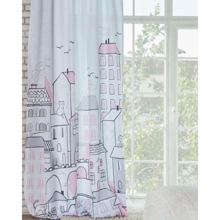Set of curtains "Ethel" Sweet Home Rose 145*260 cm-2 pcs, 100% p/e, 140 g/m2-2