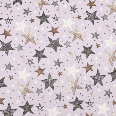Packaging paper, craft "Stars", 70 x 100 cm, 1 sheet-2