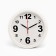 Clock - desktop an alarm clock, discrete move, dial 15 cm, 16.5 x 16.5 cm, aa