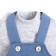 Set: T-shirt and overalls crumb I am Basic Line, height 80-86 cm, blue