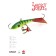 Balancir Lucky John Fin 4 + tee, 6 cm, color 36rt blister
