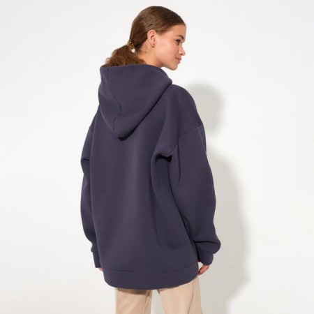 Hoody women Minaku: Casual Collection, Gray color, size 46-3