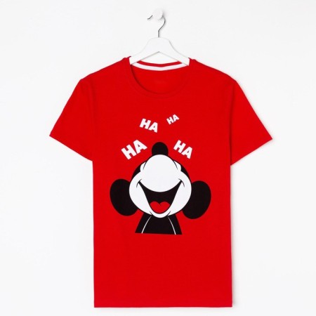 Haha T -shirt Mickey Mouse, Red
