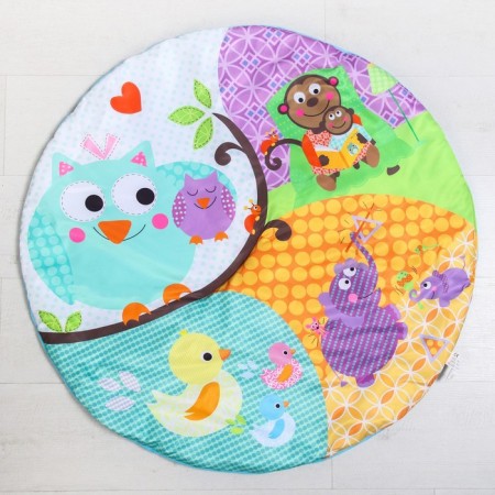 Developing mats "Friends of Africa", a side, with arcs, blue, 30 centers. Sharov, p - p 77x76x0.5 cm.-1