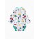 Body baby with long sleeve, green color, height 62 cm