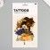 Tattoo on the body color "Your Riddle" 26.1x14.6 cm