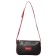 Female bag, artificial leather, black 24x5x15 cm