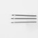 A set of needles for the Lunedevilian hook, D = 0.7/1/1.2 mm, 3 cm