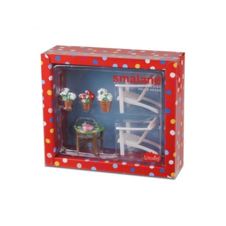 Furniture for the doll house Smoland "Garden Set"-2