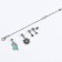 Do -it -yourself jewelry. Galactic "Space kitten"