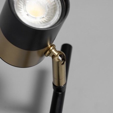 Sconces "torn" Led 3000k black 55x15x15cm-6