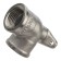 STOUTSFT-0039-000012, 1/2 ", internal thread, with mounting, nickelled brass
