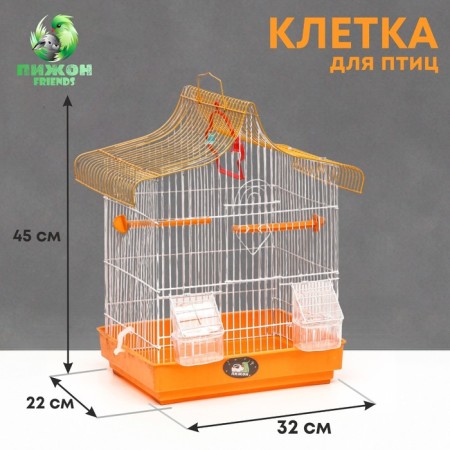 Poultry cell equipped BD-2/1D, 32 x 22 x 45 cm, mix of flowers