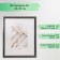 Photo frame Plastic "Mira" 40x50 cm walnut (plastic screen)