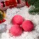 New Year's set of bathtub bombs "Red candy", red, 3 pcs of 100 g.