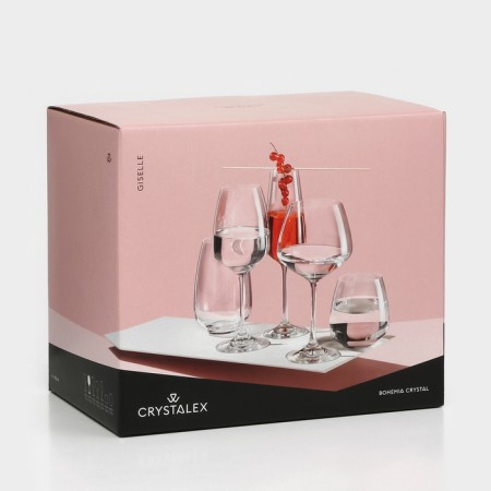 A set of glass glasses for the wine "Giselle", 455 ml, 6 pcs-7