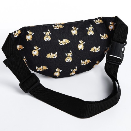 Board Board "Corgi", 32x8x15 cm, lightning department, external pocket, black color-3