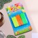 Candles in the cake "Color", 6 cm, classic, set 10 pcs