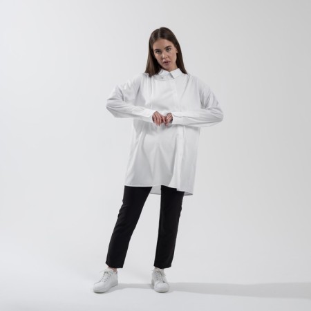 SL shirt, slanting bar, 42-44, white-1