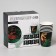 A set of paper dishes Dangerous Party, 6 plates, 6 glasses, 1 garland