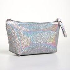 Lightning cosmetic bag, gray color