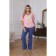 Female blouse, size 56, pink color
