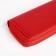 Women's wallet with lightning, red color
